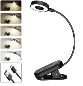 Lampka USB Tech-Protect Bezprzewodowa LL100 Z klipsem + kabel USB-A / USB-C 30 CM - czarna 5