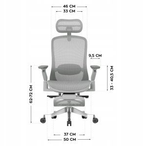 Krzesło biurowe Mark Adler  Leadpro 8.7 Szare 3