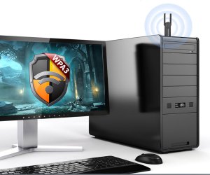 Karta sieciowa Wozinsky Adapter WAX-1800 dwupasmowy bezprzewodowy USB 3.0 WIFI 6 - czarny (5907769387388) 4