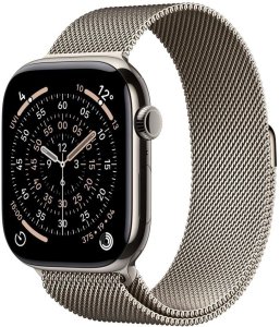 Smartwatch Apple Watch 11 GPS + Cellular 42mm Natural Titanium Milanese Loop Szary  (MF8P4WF/A) 2