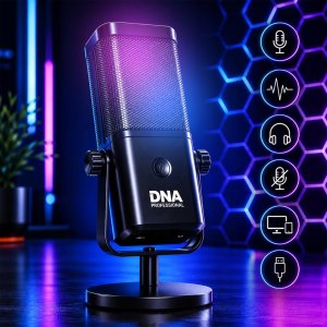Mikrofon DNA GAMEMIC 2 mikrofon pojemnościowy USB RGB do ko (5908249842137) 3
