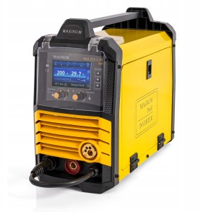 Magnum Półautomat spawalniczy invertorowy MIG-224 LCD Dual puls synergia MMA 4x4, 200A/60%, 230V, MB24/3,GP50, MMAR, D200 (33054) 3