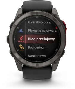 Zegarek sportowy Garmin Fenix 8 Pro MicroLED - 51 mm Czarny  (010-03380-01) 3