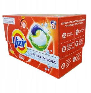 Vizir All in 1 Pods Alpejska Świeżość – Kapsułki do prania 22 szt. (746113) 3