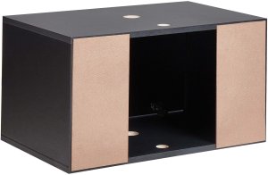 Beliani Wisząca szafka pod umywalkę PETROLINA 60 cm Czarny 6