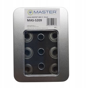 Master Łożyska podkładki zamienne wymienne ABEC 9 do deskorolek 8 szt. (MAS-S209) 2