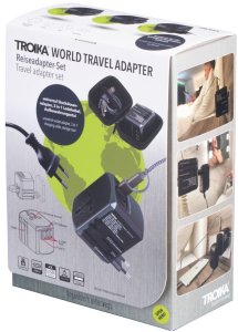 Troika Adapter podróżny World Travel, czarny (TRTRA45/BK) 6