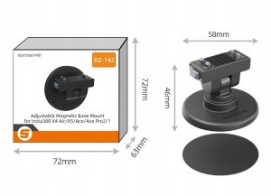 SunnyLife 360 Mount for Insta360 X5 / X4 Air / Ace (DZ-142) 8