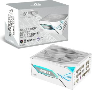 Zasilacz Asus ROG Thor Platinum III 1200W White + kabel ROG Equalizer (ROG-THOR-1200P3-WHT-GAMING-E) 10