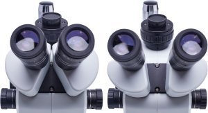 Mikroskop Techrebal Stereoskopowy OptiZoom 6558 DG6558T-B3 biały + 4 strefy KAISI 10