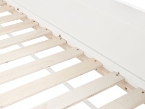 Beliani Łóżko na antresoli Domek Drewno sosnowe DIENNE 90 x 200 cm Biały (599785 Bel) 8