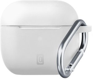 Cellularline Bounce - AirPods 4/4 ANC Soft touch silicone AirPod case with hook, Cover, White, Apple, AirPods 4, AirPods 4 ANC, silicone, Dirt resistant, Drop resistant, Scratch resistant (BOUNCEAIRPODS4W) 2