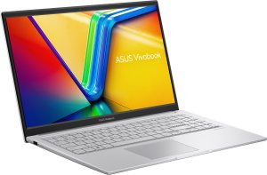 Laptop Asus Vivobook 15 i3-1315U 15.6 FHD IPS-level 60Hz 250nits AG 8GB DDR4 SSD512 UHD Graphics Cam720p WLAN+BT 42WHrs NoOS Silver X1504VA-BQ2528 3