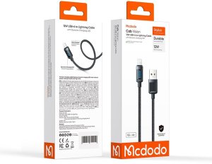 Kabel USB Mcdodo USB-A - Lightning 1 m Czarny (CA-0320) 12