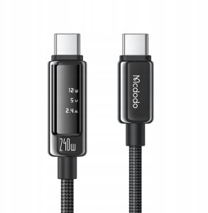 Kabel USB Mcdodo USB-C - USB-C 1 m Czarny (CA-8900) 9