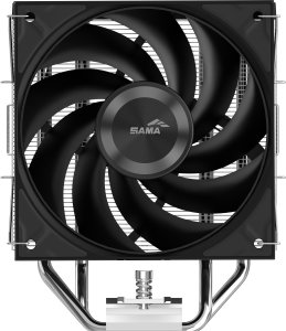 Chłodzenie CPU Sama Gears A40E Procesor Chłodnica powietrza 12 cm Srebrny 1 szt. (A40-XXWNNXOX-G) 2