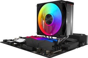 Chłodzenie CPU Sama Gears Chłodnica powietrza Procesor X40L 12 cm Srebrny 1 szt. (A40-XXWAYXOX-G) 4
