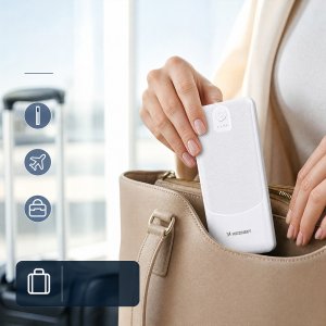 Wozinsky Powerbank Wpower WPBBK-3 10000 mAh 10 W 2x USB-A 2A - biały (5907769387739) 7