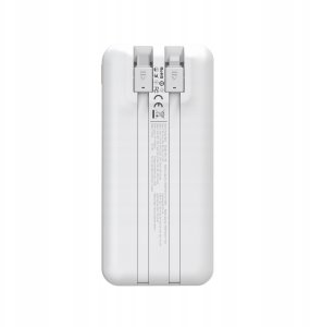 Wozinsky Powerbank WFC-15W 20000mAh 22,5W PD20W z wbudowanymi kablami Lightning i USB-C - biały (5907769388064) 4