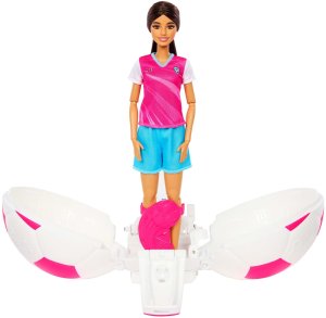 Lalka Barbie Mattel Team Roll & Reveal - Wyskakująca lalka Piłkarka (JMK20) 3