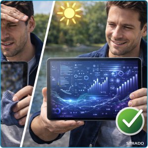 Strado-Tech Szkło hartowane matowe do Apple iPad Air 11 M3 2025 Gen. 7 2025 / M2 2024 Gen. 6 2024 (ochronne na tablet 9H 2,5D wycięcia glass) 15