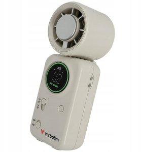 Wentylator Verbatim Mini wiatrak Cool `n` Go Ice Touch biało srebrny 32346 2