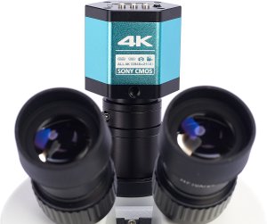 Mikroskop Techrebal Stereoskopowy 4K 16MP baza oświetlenie 8