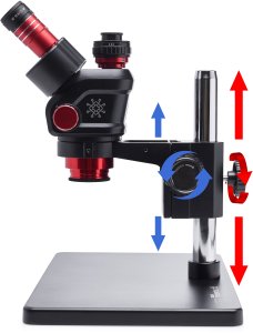 Mikroskop Techrebal Stereoskopowy OptiZoom 6558 DG6558T-B3 czarny - dodatkowa baza 8