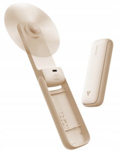 Wentylator Nedis Składany ręczny, beżowy Aecooly Pocket 01 (PF01-BEIGE) 2