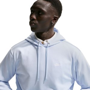 Nike Bluza męska Club FT PO Hoodie błękitna FN3866 407 M 5