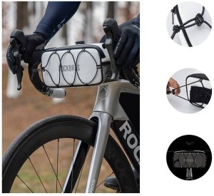 RockBros Torba na kierownicę 1,9L TL001 ROAD TO SKY wodoodporna – biała (5907769391804) 4