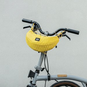 RockBros Torba rowerowa H74 na kierownicę lub ramię typu banan 1,8 l - żółta (5907769391408) 8