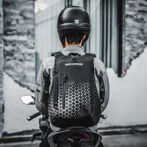 RockBros Plecak H36 z uchwytem na kask 14,5 l - czarny (5907769391712) 6