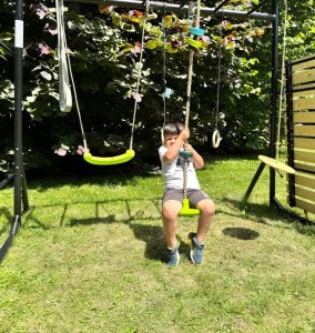 Małpiszon Siłownia ogrodowa MONKEY BAR Trapez ścianka huśtawka kokon 20
