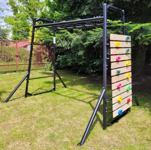 Małpiszon Siłownia ogrodowa MONKEY BAR Nest ścianka bocianie gniazdo CE 13