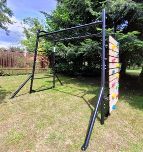 Małpiszon Siłownia ogrodowa MONKEY BAR Nest ścianka bocianie gniazdo CE 15