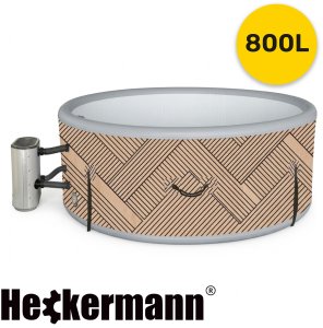 SPA ogrodowe Heckermann Dmuchane Jacuzzi 800L 180CM 4 osobowe Spa ogrodowe Basen z hydromasażem 2