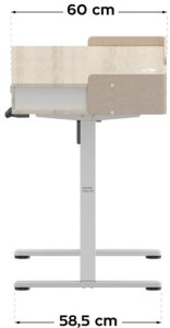Biurko Mark Adler Leader 8.0 Białe 120 cm x 60 cm 19