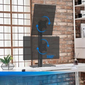 Triadyn Uchwyt biurkowy na 2 monitory 14" - 32" DuoBase Vertical (TRD-BLK-2STV-14"-32") 4