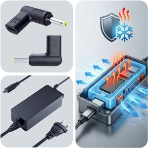 Zasilacz do laptopa 3MK IBM/Len/Hu/HP/As/Ac/To 20V USB-C/DC 4.0x1.7mm - Hardy Laptop Power Adapter 8
