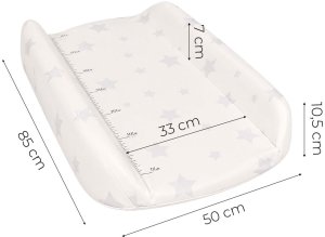 Ecotoys Przewijak sztywny profilowany nadstawka 85x50 cm na łóżeczko komodę gwiazdki Edukamp (5328) 9
