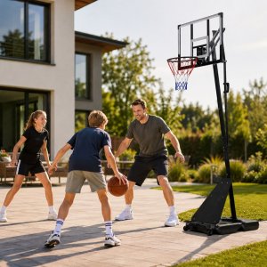 vidaXL Kosz do koszykówki regulowany do 305 cm wolnostojący tablica obręcz MOVEPRO EDUKAMP (5314) 3