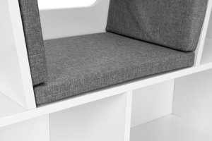 Ecotoys Szafka regał z siedziskiem ławka dla dzieci EDUKAMP (3143) 5