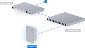Ubiquiti głośnik wewnętrzny UniFi AI Speaker 100 dB PoE (UP-AI-Speaker) 4