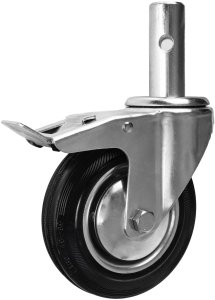 Geko Koło do rusztowania z hamulcem 160mm 125kg (12) (5903418305499) 2