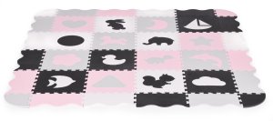 Ecotoys Mata piankowa z płotkiem puzzle suchy basen 36 elementów EDUKAMP (3121) 2