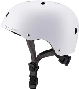 Wozinsky Kask rowerowy BMX/hulajnoga lekki 54-58 CM - biały 2