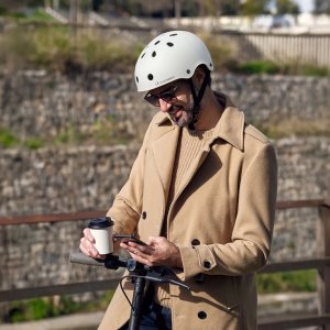 Wozinsky Kask rowerowy BMX/hulajnoga lekki 54-58 CM - biały 6