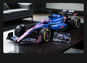 Cada Klocki CADA BWT ALPINE F1 TEAM 1:8 bolid A525 sezon 2025 2173 EL. Formuła 1 6