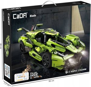 Cada Klocki Auto Zdalnie Sterowane BALDE 432 elementy RC Dual Mode + LED 4